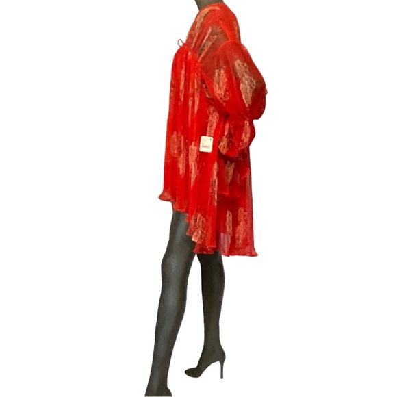 NWT Free People Red High Low Top - Picture 2 of 10